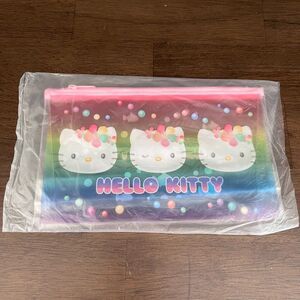 Sanrio Rainbow Fairy Zipper Bag Pencil‎ Pouch Kids OS Multi Vintage 2000